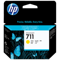 Изображение товара Картридж HP CZ132A № 711, желтый