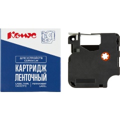 Изображение товара Картридж Комус-D-S0720670/40910 (черный на прозрачном ,9мм/7м) для LM