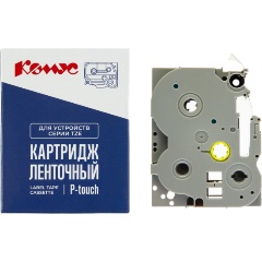 Изображение товара Картридж Комус TZE-231(Brother TZE-231 черный на белом ,12мм/8м)