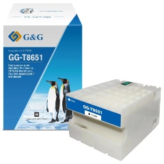 Изображение товара Струйный картридж G&G GG-C13T865140 T8651 черный (176мл) для Epson WorkForce Pro WF-M5690DWF/M5190DW