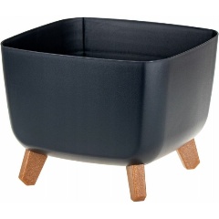 Изображение товара Кашпо для цветов Prosperplast GRACIA SQUARE на ножках (PPDGQL400-S433)
