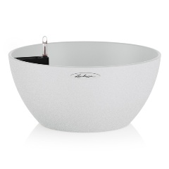 Изображение товара Кашпо LECHUZA CUBETO Stone 40 белый кварц 11,5л