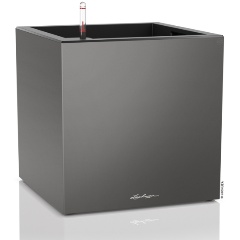 Изображение товара Кашпо с автополивом Lechuza CANTO 40 Куб Антрацит 29л