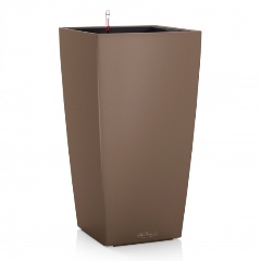 Изображение товара Кашпо с автополивом Lechuza CUBICO Color 30 Мускатный 14л