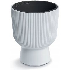 Изображение товара Кашпо Prosperplast Milly для цветов со вставкой, белый, d- 39 см, h-45,5 см, 37 л PPDBMIG400-S449