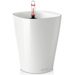 Изображение товара Кашпо с автополивом Lechuza DELTINI Белый блестящий 1,2 л