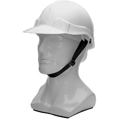 Изображение товара Каска защитная из ударопрочной пластмассы, белая, СИБРТЕХ, 89114