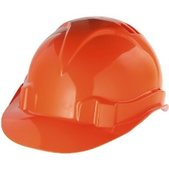 Изображение товара Защитная каска из ударопрочной пластмассы СИБРТЕХ Европа (К-01) оранжевая