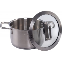 Изображение товара Кастрюля ATTRIBUTE ARGENTO 2.5 л 18 см индукция нержавеющая сталь крышка
