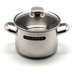 Изображение товара Кастрюля глубокая SILAMPOS ЛОКОСТ 4л, 20см (63C122WG6620)