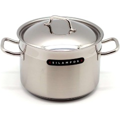 Изображение товара Кастрюля глубокая SILAMPOS НАУТИЛУС 8,3л, 26см (632125596626)