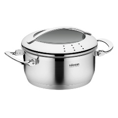 Изображение товара Кастрюля Nadoba Tesla со стеклянной крышкой 16 см/1,5 л (727813)