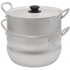 Изображение товара Кастрюля-пароварка КАЛИТВА 14425 2,5 л, 2 металлические ручки, металлическая крышка с пластиковой ручкой