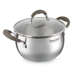Изображение товара Кастрюля с крышкой Rondell Konzept, 6 л, 22 см (RDS-1230)