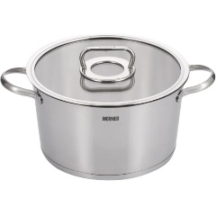 Изображение товара Кастрюля WERNER NICE 24 см 5.4 литра из нержавеющей стали с крышкой