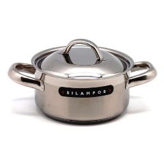 Изображение товара Кастрюля SILAMPOS ЕВРОПА 3,25л, 22см нержавеющая сталь универсальная