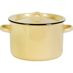 Изображение товара Кастрюля СтальЭмаль эмалированная 4,5л с крышкой для всех видов плит