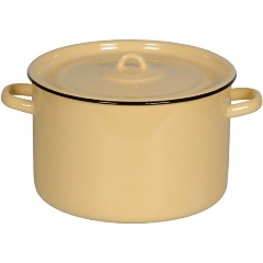 Изображение товара Кастрюля СтальЭмаль эмалированная 7,0 л, в ассортименте (2с18 СтальЭмаль)