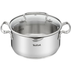 Изображение товара Кастрюля Tefal Duetto+ 2.9 л d20 см нержавеющая сталь, стеклянная крышка