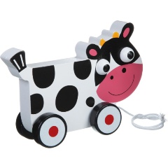 Изображение товара Каталка BONDIBON ВВ1498 Baby You Корова на веревочке для детей от 1 года