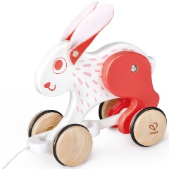 Изображение товара Каталка Hape E0918_HP Зверики, зайчонок для малышей