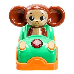 Изображение товара Каталка УМКА HT1430-R Машинка с фигуркой чебурашки, Союзмультфильм