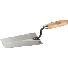 Изображение товара Кельма отделочника стальная SPARTA 862745, 160 мм, деревянная ручка