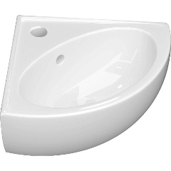 Изображение товара Раковина Керамин ЛАГО 55 угловая, белый глянец