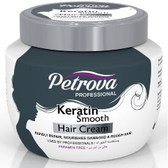 Изображение товара Кератиновый разглаживающий крем для волос PETROVA 500 мл
