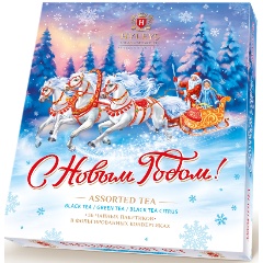 Изображение товара Чай ассорти Хэйлис (HYLEYS) "С Новым Годом!" 36 сашет (2026 Год)
