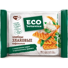 Изображение товара Хлебцы вафельные Eco-botanica злаковые с творожным сыром и прованскими травами 75 г
