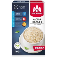 Изображение товара Хлопья рисовые Агро-Альянс 400 г