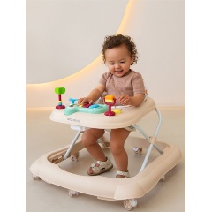 Изображение товара Ходунки Amarobaby с электронной игровой панелью First Steps бежевый