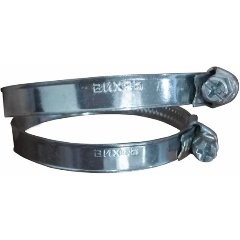 Изображение товара Хомут металлический червячный Вихрь 20-32, 50 шт, стальной оцинкованный для труб и кабелей