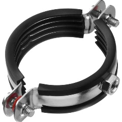 Изображение товара Хомут трубный с гайкой, 2", 7шт, оцинкованный, ЗУБР 37850-59-65