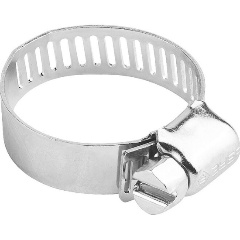 Изображение товара Хомуты Х-12П оцинкованные, просечная лента 12.7 мм, 29-47 мм, 100 шт, ЗУБР 37805-029-47-100