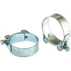 Изображение товара Хомуты металлические, силовые 56-59 мм, ширина 22 мм, шарнирный, W1, 2 шт, СИБРТЕХ, 47543