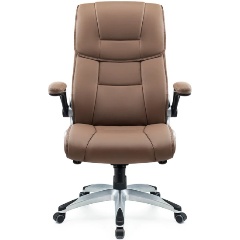 Изображение товара Офисное кресло Хорошие кресла Nickolas 2110Н latte с регулировками и мягкими подлокотниками