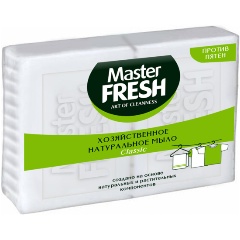 Изображение товара Хозяйственное мыло Master FRESH натуральное белое, 2*125 г