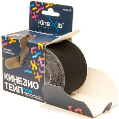 Изображение товара Кинезио-тейп Kinexib Pro 5м х 5см черный для поддержки мышц и суставов