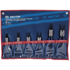Изображение товара Набор съемников стопорных колец KING TONY 6 предметов, 42116GP