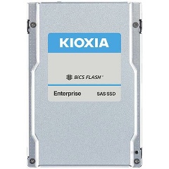 Изображение товара Накопитель SSD KIOXIA Enterprise PM7-V, 1,60 TB, 2.5" (U2 15mm) SAS 24Gb/s, 4200MB/s/3400MB/s, 112-layer BiCS FLASH, 3 DWPD (KPM71VUG1T60)