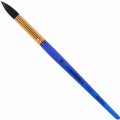 Изображение товара Кисть БЕЛКА, круглая, № 10, цветная ручка, ЮНЛАНДИЯ, 201059