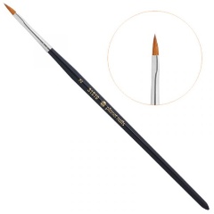 Изображение товара Кисть для дизайна ногтей Planet Nails язык № 2 красный соболь Германия