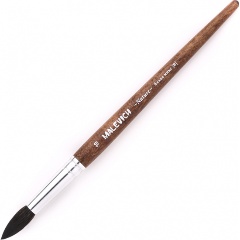 Изображение товара Кисть из белки микс МАЛЕВИЧЪ Nature №10 круглая