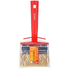 Изображение товара Кисть-макловица 20х100мм смеш. щетина (стены, фасады) STARTUL MASTER (покраска стен и фасадов, ракля, все типы ЛКМ) (ST0130-100)