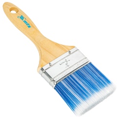 Изображение товара Кисть плоская Евро 3" искусственная щетина деревянная ручка MTX 83073