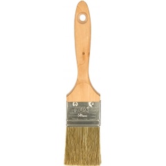 Изображение товара Кисть плоская STAYER "LASUR - LUX", деревянная ручка, смешанная щетина, 50мм 01051-050.