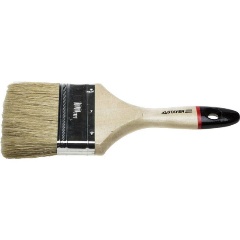 Изображение товара Кисть плоская STAYER UNIVERSAL-EURO 100мм натуральная щетина деревянная ручка