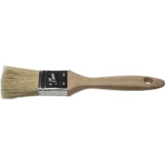 Изображение товара Кисть плоская STAYER "UNIVERSAL-LUX", светлая натуральная щетина, деревянная ручка, 38мм 01053-038